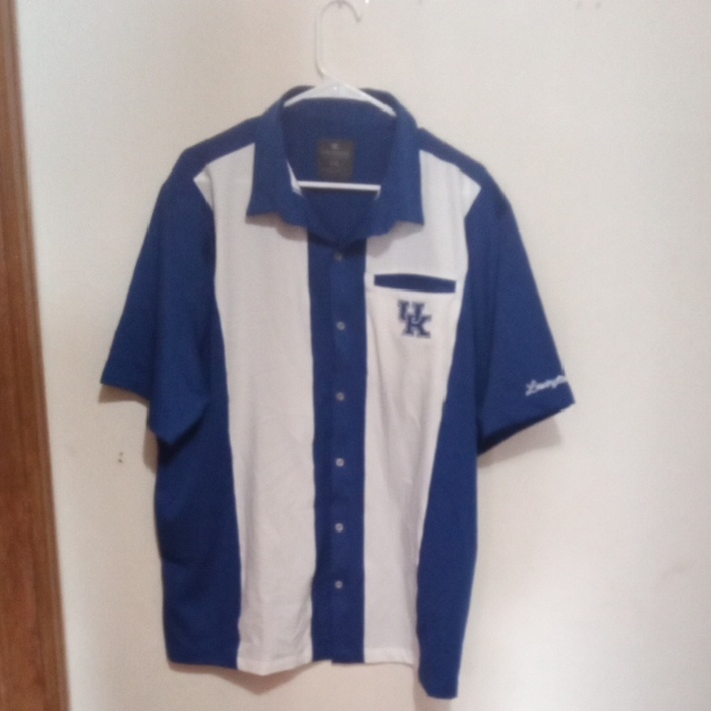 University Of Kentucky Button Up Bowling Shirt